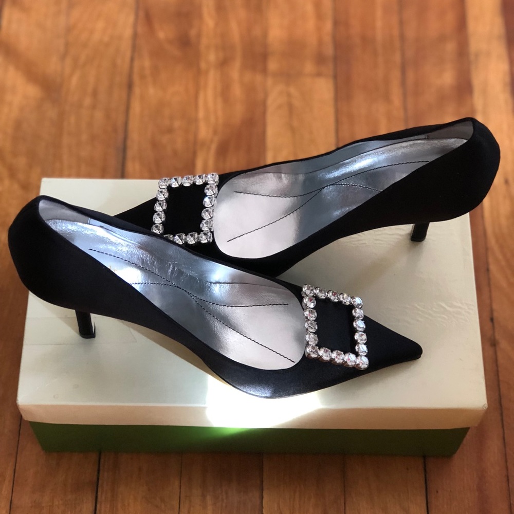 NEW!! Kate Spade Glenda black pumps